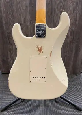 Fender Custom Shop S23 LTD 67 HSS STRAT REL Aged Olympic White 2